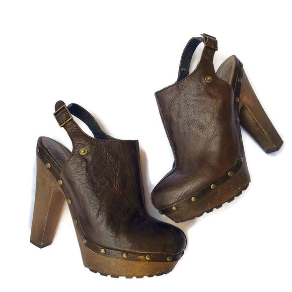Sam Edelman Shoes - Sam Edelman Brown Fritz Slingback Clogs Size 6 M